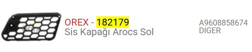 SIS LAMBA KAPAGI AROCS SOL 960 885 8674